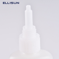 Bouteilles vides en HDPE de 50 ml (2 oz) pour adhésif cyanoacrylate avec bouchon à bec EL-SG08