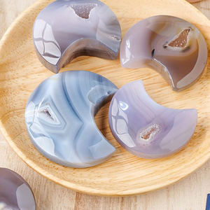 Vente en gros de pierres de guérison naturelles en agate géode polie de style bohème Crystalhola, 5-6 cm, tendance de la mode pour la décoration intérieure - Product Image 2