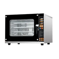 Four à circulation d'air chaud à panneau électronique à quatre couches Table 4 plateaux four à pain électrique à convection 220V Mini el multifonctionnel