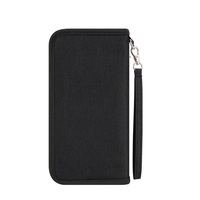 Porte-passeport de voyage personnalisé en cuir Pu, couverture de passeport vierge, porte-monnaie avec Logo personnalisé, vente en gros