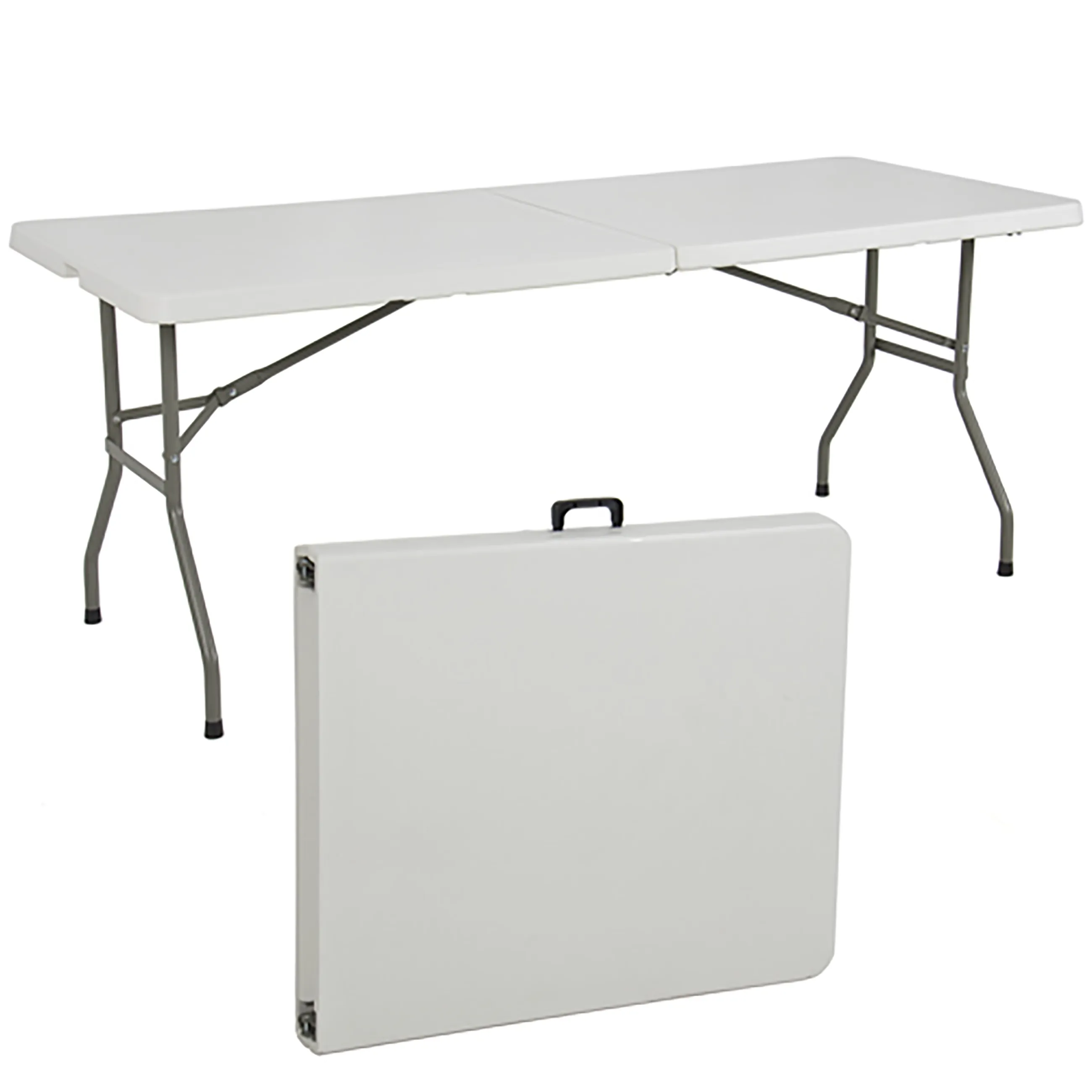 Table et chaise pliables en plastique, pour banquet, plein air, utilisation jardin,