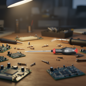 Destornillador Usag 324 H de punta plana, herramienta de precisión para reparación de electrónica - Product Image 3