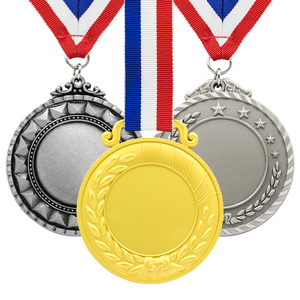 Медаль на заказ из цинкового сплава для плавания, футбола, борьбы, кикбоксинга, российская золотая спортивная награда, сувенир для соревнований - Product Image 3