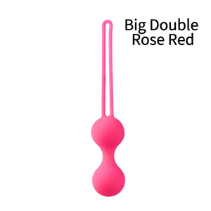 Bolas de Kegel de Silicona para Ejercicios, <span class=keywords><strong>Doble</strong></span> Tamaño Grande, Ben Wa, Entrenamiento del Suelo Pélvico, Fortalecimiento <span class=keywords><strong>Vaginal</strong></span>, Terapia Física, Juguete para Adultos - Product Image 1