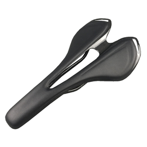 Selle de vélo TOSEEK en carbone, ventilation simple, cuir, siège avant pour <span class=keywords><strong>VTT</strong></span>, vélo de route, selle de vélo confortable - Product Image 1