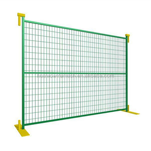 Valla de seguridad portátil sostenible para patio trasero y granja Marco de metal recubierto de PVC <span class=keywords><strong>Alquiler</strong></span> móvil temporal - Product Image 2