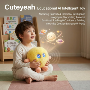 Peluche Interactivo Educativo con Voz Inteligente ChatGPT, Carga Rápida USB-C, Más de 60 Idiomas, Color Amarillo Brillante, ODM, para <span class=keywords><strong>la</strong></span> Hora de Dormir - Product Image 1