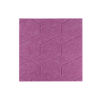 Panneaux muraux en feutre RPET autocollants sur mesure, panneaux acoustiques en polyester recyclé pour l'absorption du son, pour murs et plafonds