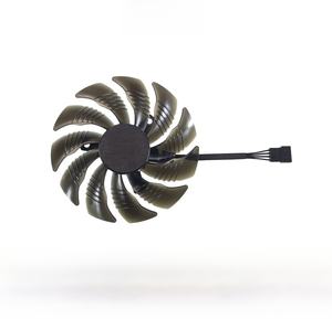 พัดลมระบายความร้อนสำหรับการ์ดวิดีโอ T129215SU PLD09210S12HH 88มม., พัดลมระบายความร้อนสำหรับ GTX 1050 1060 1070 Ti GV-RX570 <span class=keywords><strong>580</strong></span> AORUS RX 470 480 380X พัดลม <span class=keywords><strong>R9</strong></span> - Product Image 4