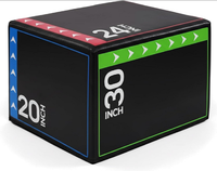 Caja de Salto 3 en 1 para Gimnasio, Caja de Salto para Entrenamiento Físico, Precio de Fábrica