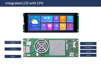 Modul LCD TFT Bar DWIN 6.8 Inci 1280*480, Panel LCD Layar Sentuh Kapasitif Komersial HMI