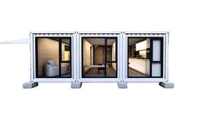 Case Prefabbricate all'Ingrosso, Kit Casa Prefabbricata, Casa Portatile all'Ingrosso, Docce, Impianto Elettrico, Piccola Casa Minuscola, <span class=keywords><strong>Immobili</strong></span> - Product Image 5