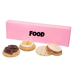Faltbare Papier-Donut-Geschenkbox mit individuellem Logo, luxuriöser Glitzer-Finish, Verpackung für Backwaren und Desserts - Product Image 3