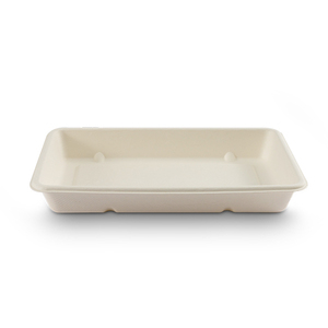 1000 Ml Rectangular Food Box Sugarcane Bagasse Lunch Container