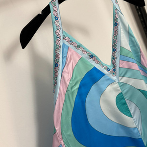 <span class=keywords><strong>Abito</strong></span> <span class=keywords><strong>lungo</strong></span> Casual da donna con stampa a blocchi di colore con Design senza schienale e nuovo orlo irregolare - Product Image 5