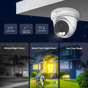 Tùy chỉnh IP Hệ thống camera 6pcs 5MP POE camera, 8CH NVR với chuyển động/con người phát hiện thông minh kép ánh sáng một chiều âm thanh với 2TB HDD - Product Image 4