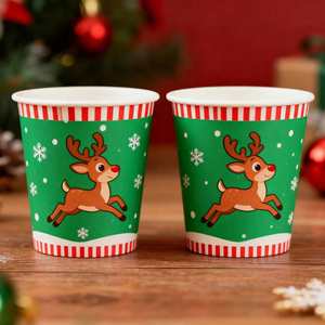 Gobelets en carton compostables jetables de 9 oz pour boissons spéciales – Idées de conception d'emballages pour mugs à emporter - Product Image 4
