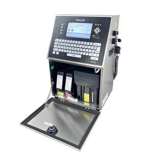 Impresora de Inyección de Tinta Industrial Blanca con Control Automático para Fecha, Código de Lote, Vidrio, Metal, Plástico, PE, PVC, Papel, Madera, Goma - Product Image 1