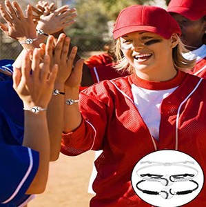 Bracelet de foot pour <span class=keywords><strong>homme</strong></span>, réglable, cordon à perles pour le Football, le Rugby, le Tennis - Product Image 5