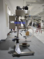 Machine de remplissage à vis sans fin pour farine protéinée 15 kg, machine de remplissage de poudre alimentaire pour maïs 5 kg, ensacheuse form-fill, doseur de détergent