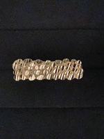Bague double doigt en acier inoxydable personnalisée, tendance, plaquée or 18 carats, motif dessin animé, bijou mignon pour filles, garçons et femmes, idéale pour un cadeau