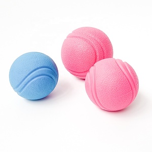 Katı TPR kauçuk 2 \ "2.5 \" yüksek sıçrama köpek tenis topu Pet interaktif ve hareket oyuncak - Product Image 1