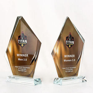 Trophées personnalisés, impression couleur intégrale, trophées en verre optique, trophées en cristal de <span class=keywords><strong>diamant</strong></span> - Product Image 4