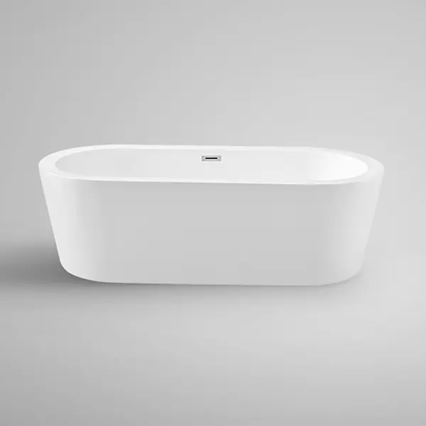 2024 Modern Design Freestanding 1.65m Size Watermark Indoor Bathroom Acrylic Bathtubs Bath Tub For Adult