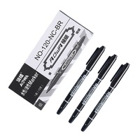 Stylo effaçable à sec à double tête Stylo marqueur permanent imperméable pour l'ombrage et le dessin.