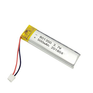 Baterai Lithium Polymer Lipo Isi Ulang GEB 801350 3.7V 500mAh Baterai Lithium Ion untuk Pembersih Wajah Kecantikan - Product Image 2