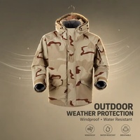 Veste de terrain Desert ECWCS coupe-vent M65 respirante en tissu Rip-Stop 100% coton ACU BDU Casual OEM
