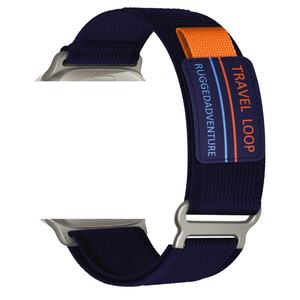 Bracelet de sport <span class=keywords><strong>Trail</strong></span> Loop amélioré compatible avec <span class=keywords><strong>Apple</strong></span> <span class=keywords><strong>Watch</strong></span> <span class=keywords><strong>Ultra</strong></span>, remplacement du bracelet en nylon, bracelet de montre réglable - Product Image 1