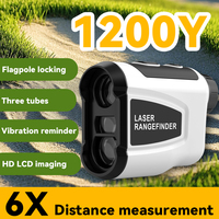 Télémètre de chasse INORM LA 1200 750mAh avec batterie lithium intégrée, camouflage, optique 6X, étanche, 905nm, écran LCD pour la chasse et le golf