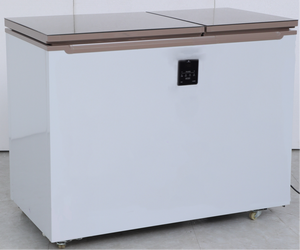 Réfrigérateur à porte simple et double Pusen, équipement de cuisine <span class=keywords><strong>d</strong></span>'<span class=keywords><strong>occasion</strong></span>, 236L-890L, congélateur horizontal pour viande congelée de supermarché - Product Image 2