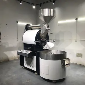 Mini horno para uso doméstico 30 kg 25kg personalizado barato reutilizable en línea ventas al por mayor 6kg máquina tostadora de Café de gran capacidad