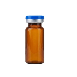 Glass Injection Vials with <b>Rubber</b> Stopper 10ml Sterile Empty Ampoule Bottle Depyrogenated Pharmaceutical Liquid Packaging Vial - Product Image 2