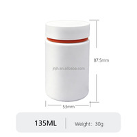 Flacon à pilules en plastique HDPE de qualité alimentaire / Contenant d'emballage vide pour pilules et capsules