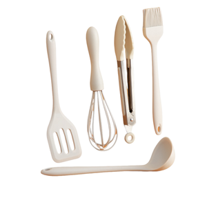 5 cái Silicone bơ bánh đặc biệt công cụ nhà bếp đồ nấu nướng Silicone thìa xẻng Whisk nhà bếp công cụ món tráng miệng trộn công cụ - Product Image 1