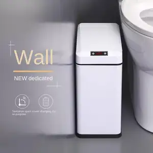 10L Intelligent Trash Can Smart Dustbin Electric Automatic Rubbish Can ABS Waterproof Dustbin Home Induction Garbage Bin