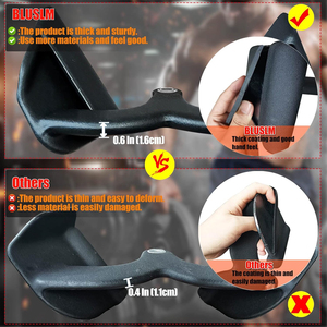 VIGFIT LATプルダウンバーケーブルマシン用LATプルダウンアタッチメントTバー<span class=keywords><strong>V</strong></span>バーケーブルアタッチメントバックストレングストレーニングハンドル - Product Image 5