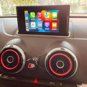 Mise à niveau radio MIB1 MIB2 d'usine pour <span class=keywords><strong>AUDI</strong></span> A3 <span class=keywords><strong>Q2</strong></span> A4 A5 <span class=keywords><strong>CarPlay</strong></span> Android Auto Airplay Module sans fil AHD adaptateur de caméra arrière - Product Image 1