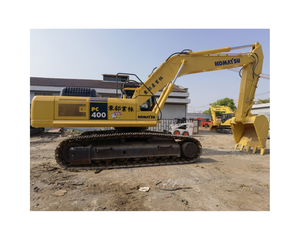 Excavatrice sur chenilles Komatsu PC400 d'occasion, moteur Komatsu d'origine, pelle de 40 tonnes pour travaux de construction lourde et exploitation minière - Product Image 1