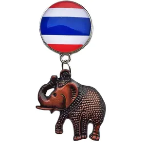 Tourism Fridge Magnets Tourist Souvenir Metal Custom Thailand Country Famous City Elephant Zinc Alloy Philippines Die-casting