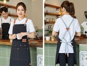 Tablier de Chef Personnalisé en Toile avec Grandes Poches et Bretelles Réglables pour Hommes et Femmes – Idéal pour la Cuisine, le Jardinage, la Pâtisserie, le Travail et la Peinture - Product Image 2