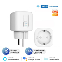 Prise intelligente EU 16A/20A AC100-240V Wifi prise intelligente prise de courant Alexa Google Home commande vocale Tuya Smart Life APP