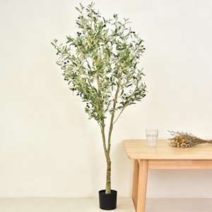 <span class=keywords><strong>Olivo</strong></span> Artificial de 220 cm, <span class=keywords><strong>Olivo</strong></span> Artificial Casi Natural con Frutos, Proveedor de Plantas Artificiales <span class=keywords><strong>para</strong></span> Jardín, <span class=keywords><strong>Olivo</strong></span> Artificial - Product Image 5