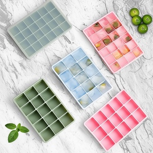 Moule à glace en silicone à 15/24 cavités, facile à démouler, personnalisable, facile à nettoyer, sans BPA, vente en gros usine - Product Image 1