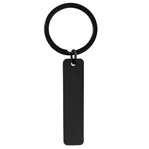 Porte-clés personnalisé gravé avec petit disque, logo sur mesure, ornement métallique vierge pour porte-clés personnalisé - Product Image 6