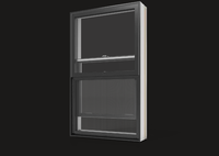 Fenêtre coulissante fixe en PU, fabricant et fournisseur, étanche, coupe-vent, anti-moustiques et anti-ouragan, pour maison et bureau, design moderne