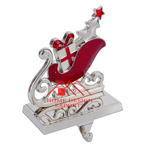2025 New Arival Home Decor Aluminium Deer <b>Stocking</b> Holder - Product Image 4